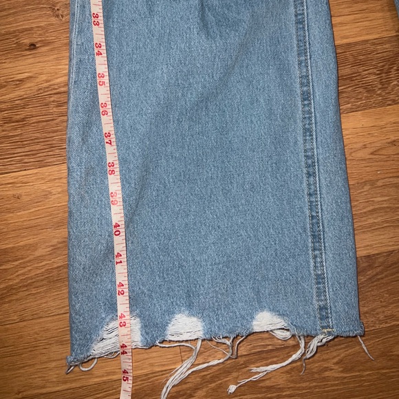 Flying Monkey Light Blue Distressed Flare Jeans - Picture 3 of 7
